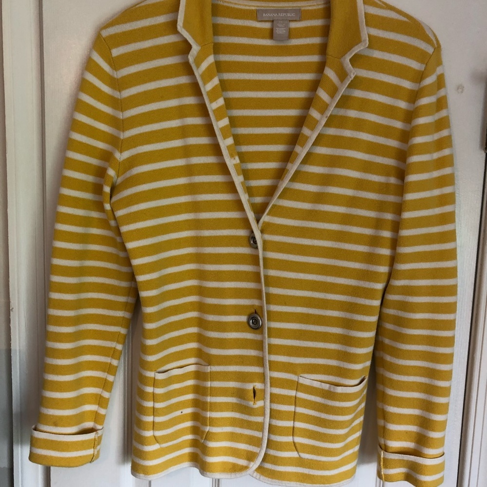 Banana Republic Striped Blazer